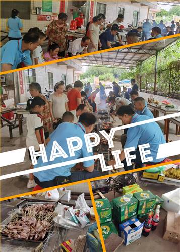 星发树脂瓦厂家，组织一次全体员工集体活动。星发精神，服务社群。